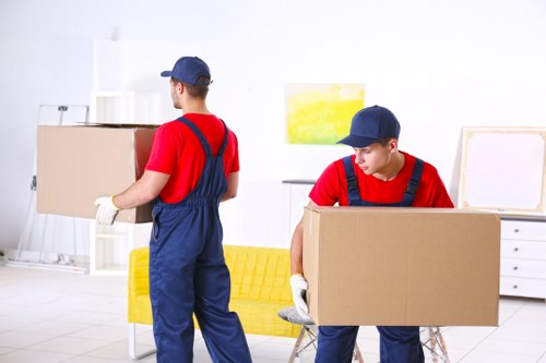 Packing boxes and moving supplies for a home move in Finsbury Park