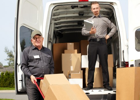 Customer complaint process for a professional removals service