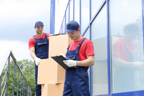 Removal team planning a house move in Finsbury Park