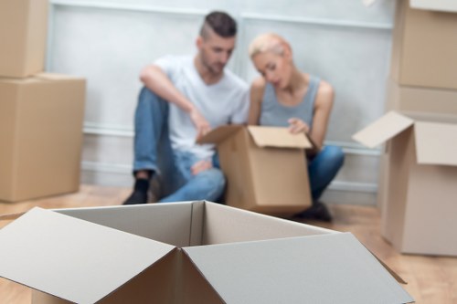 Local moving team handling a delivery in Finsbury Park
