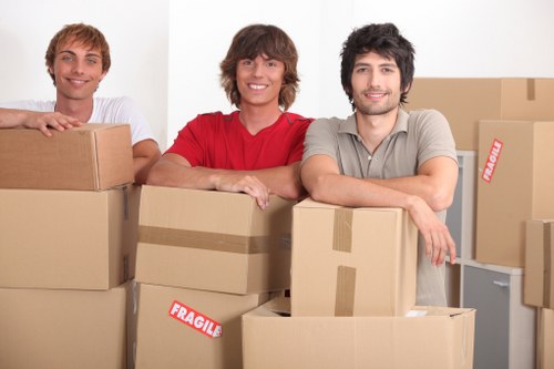 Furniture loading support for a house move in North London